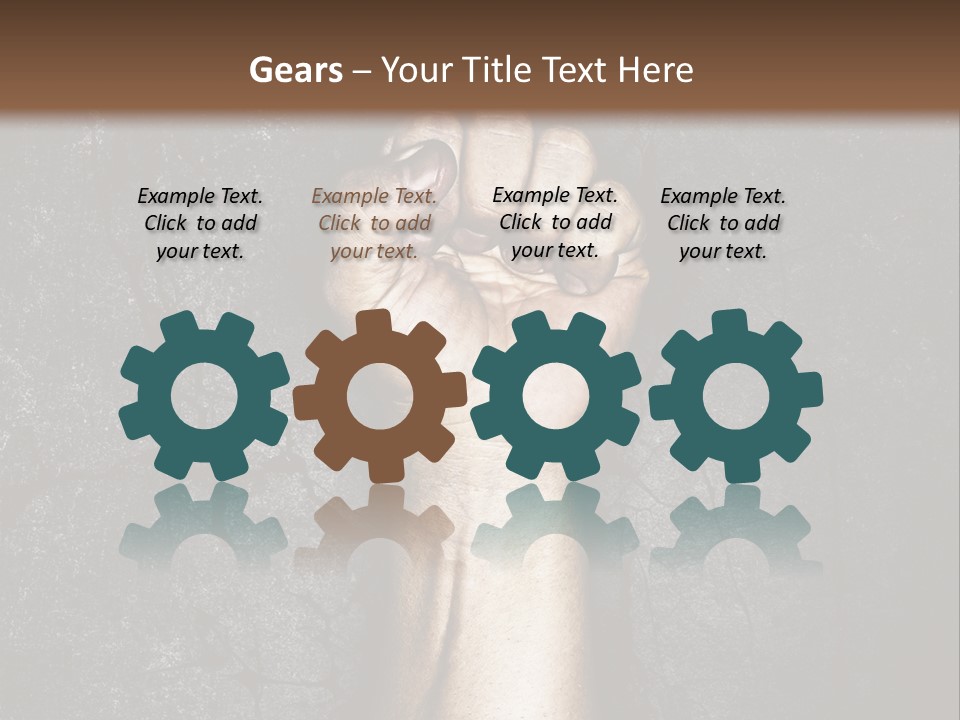 Arm Conflict Communism PowerPoint Template