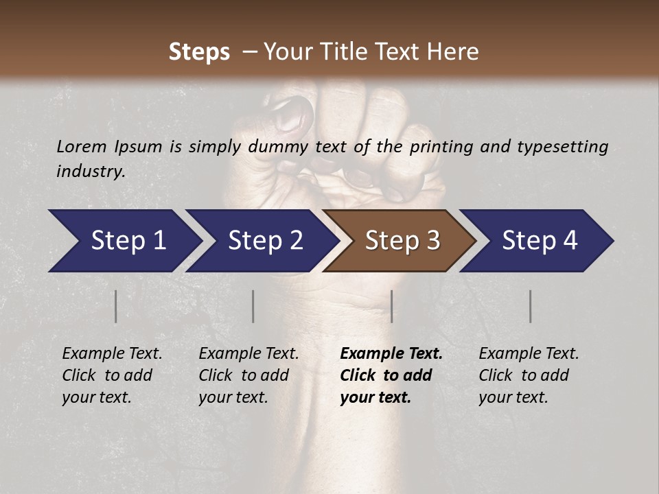 Arm Conflict Communism PowerPoint Template