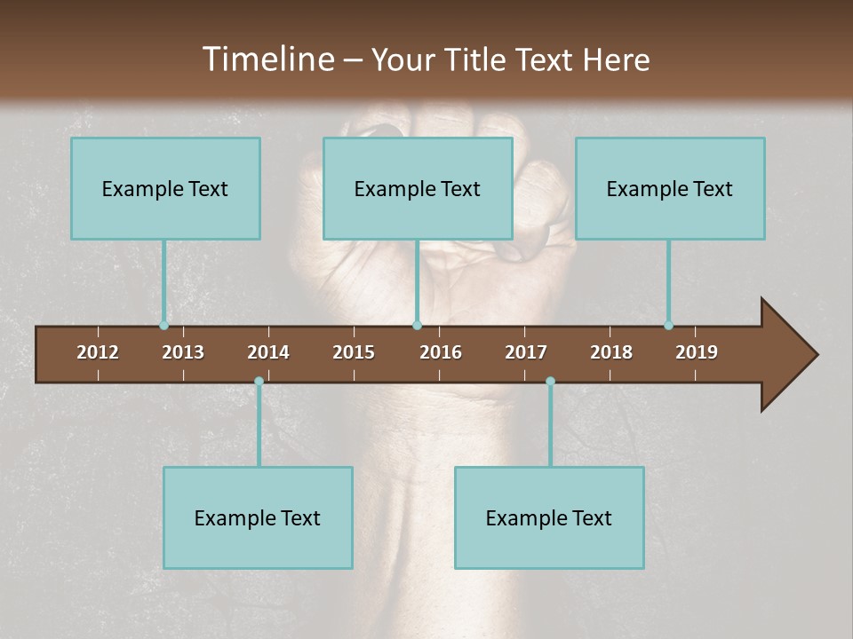 Arm Conflict Communism PowerPoint Template