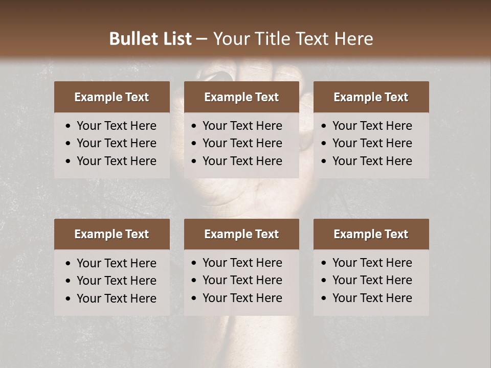 Arm Conflict Communism PowerPoint Template