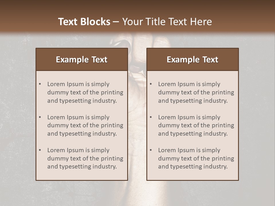 Arm Conflict Communism PowerPoint Template