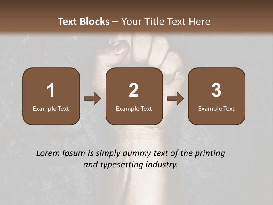 Arm Conflict Communism PowerPoint Template