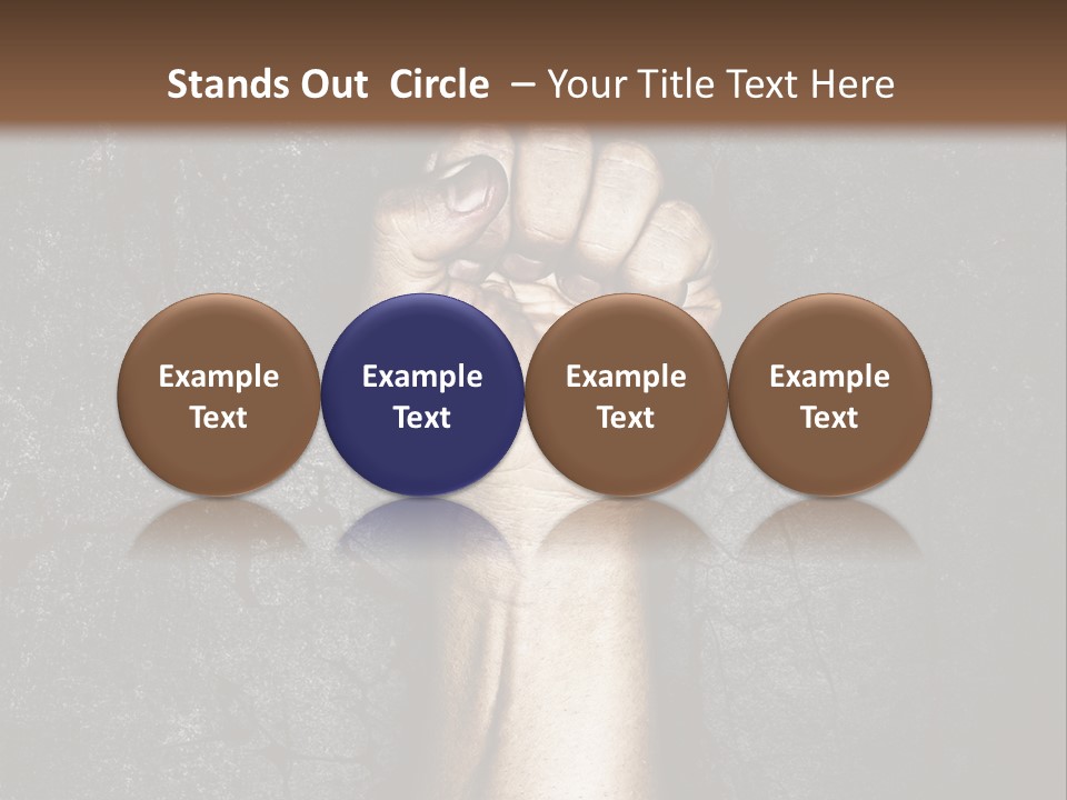 Arm Conflict Communism PowerPoint Template