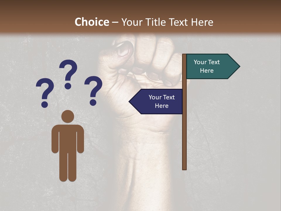 Arm Conflict Communism PowerPoint Template