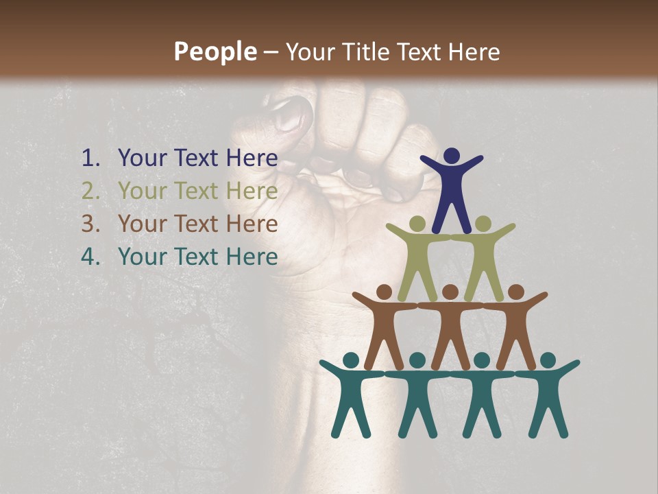 Arm Conflict Communism PowerPoint Template