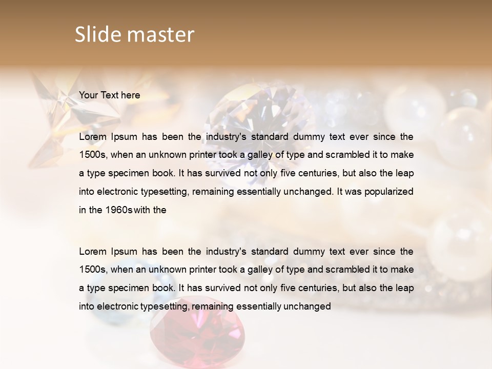 Expensive Shape Shiny PowerPoint Template