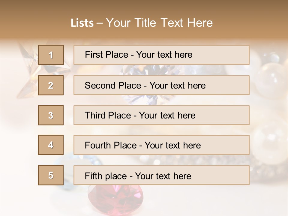 Expensive Shape Shiny PowerPoint Template