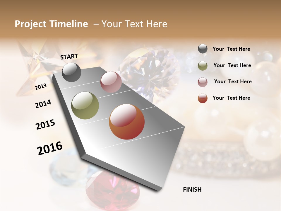 Expensive Shape Shiny PowerPoint Template