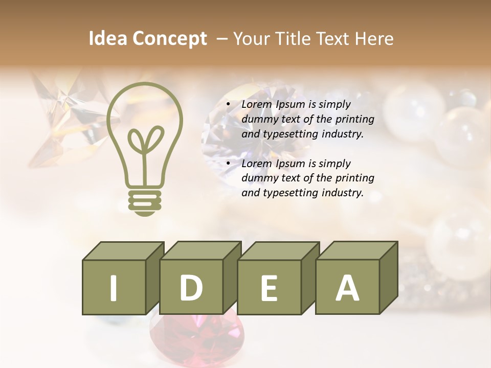 Expensive Shape Shiny PowerPoint Template