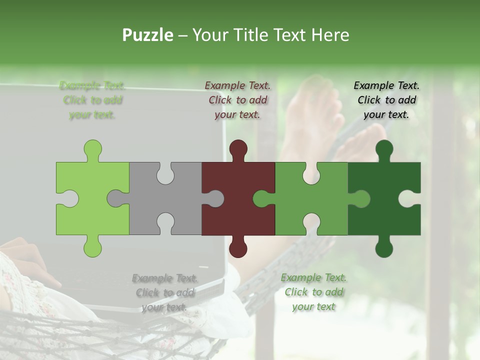 Garden Resort Female PowerPoint Template