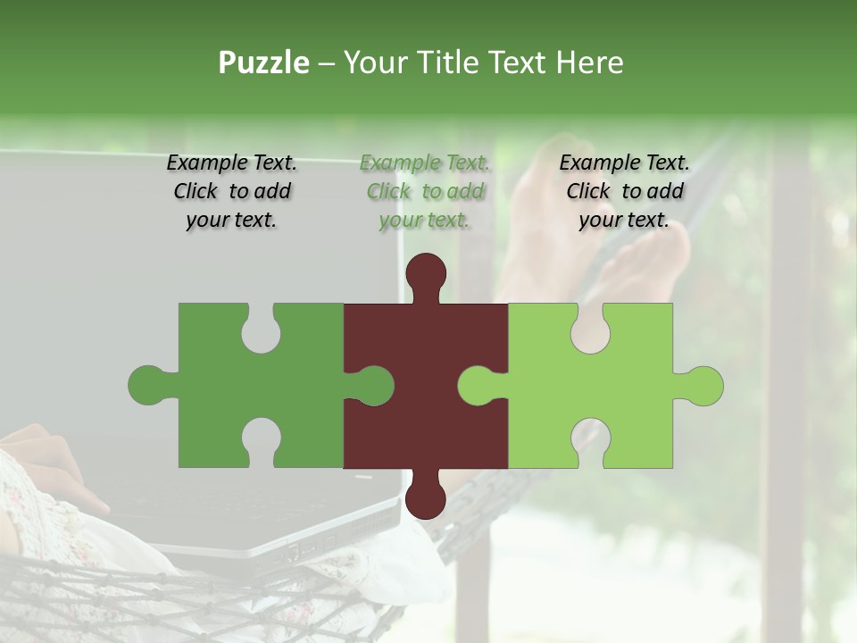 Garden Resort Female PowerPoint Template