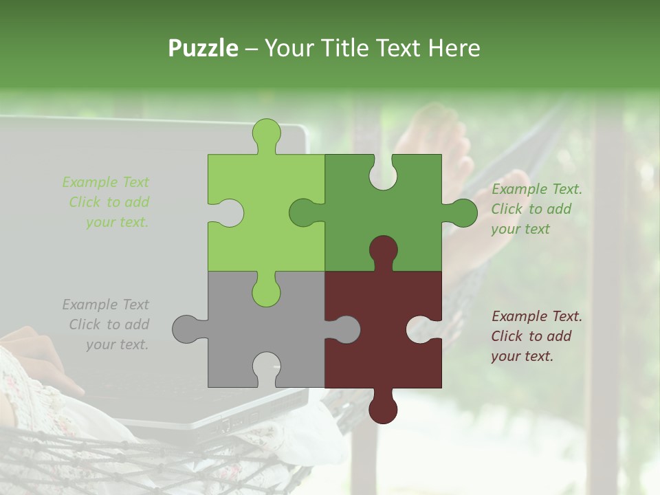 Garden Resort Female PowerPoint Template