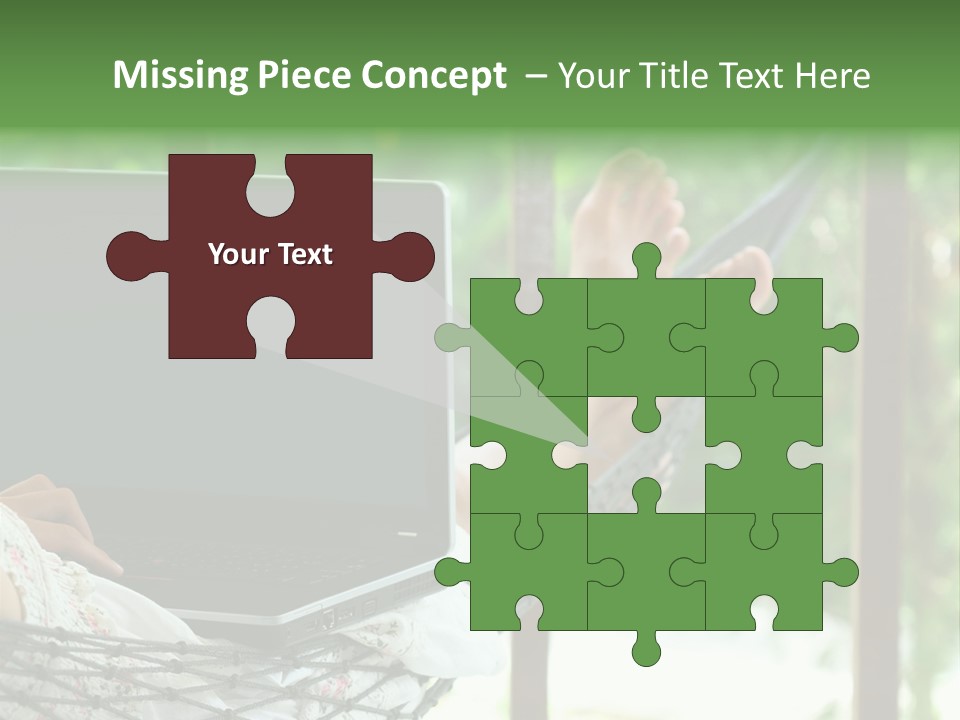 Garden Resort Female PowerPoint Template