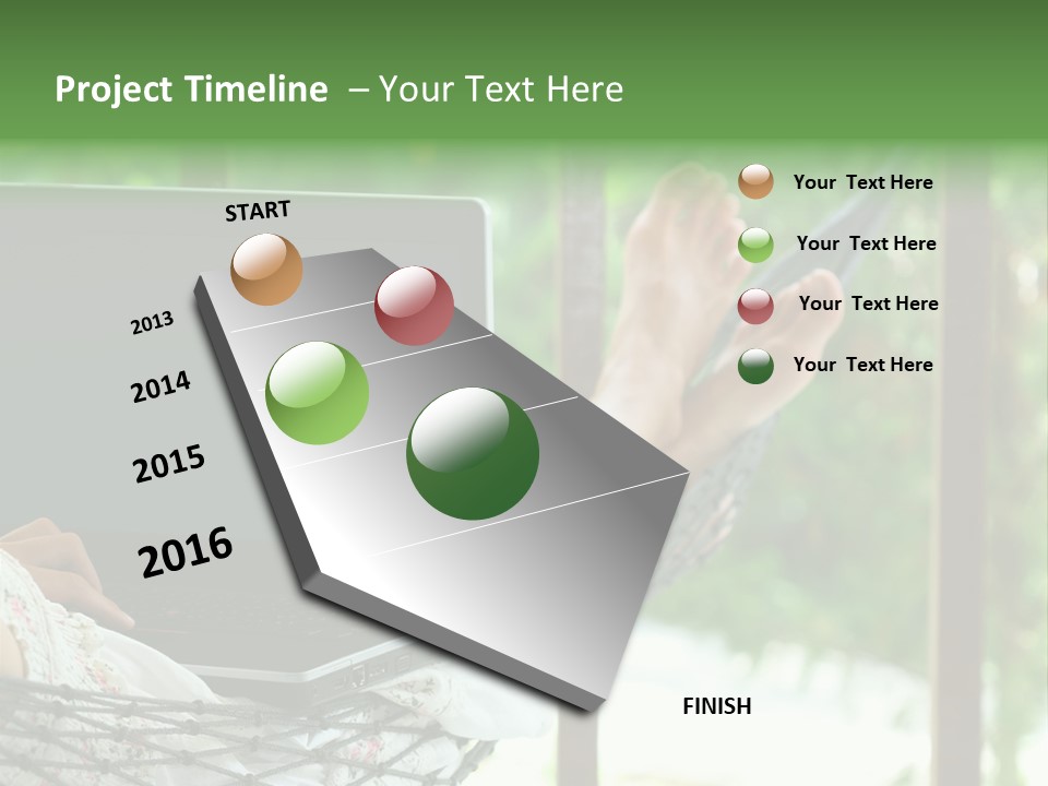 Garden Resort Female PowerPoint Template