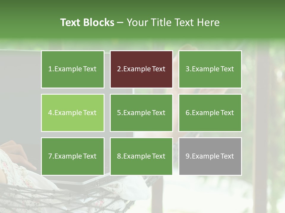 Garden Resort Female PowerPoint Template