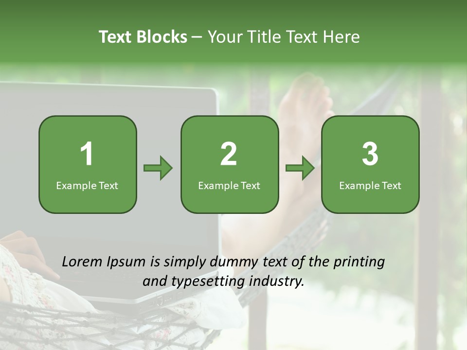 Garden Resort Female PowerPoint Template