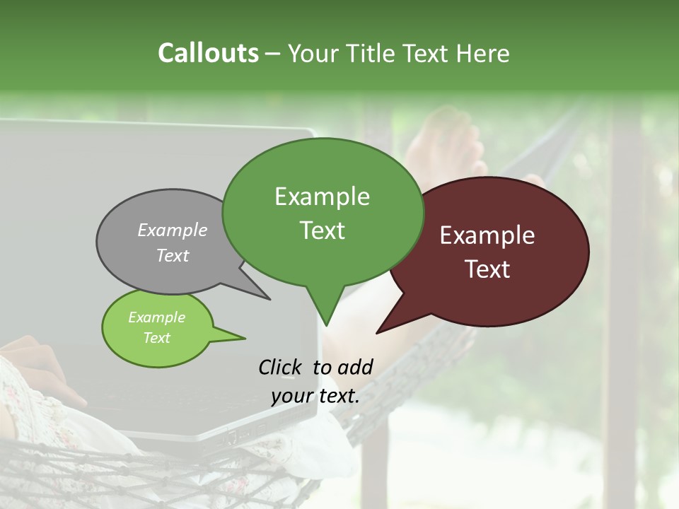 Garden Resort Female PowerPoint Template