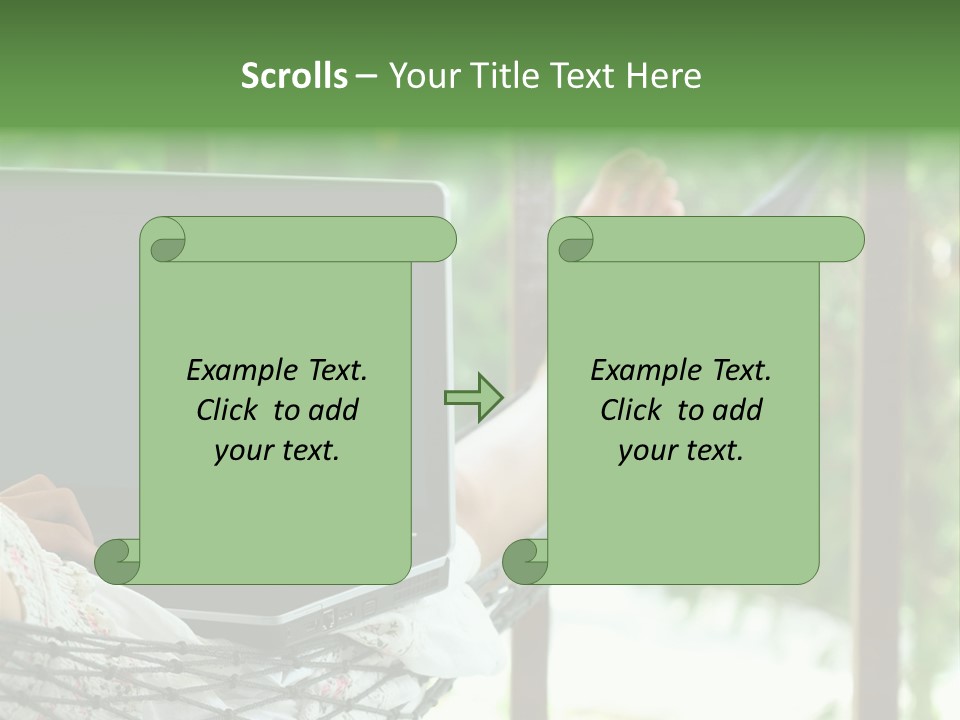 Garden Resort Female PowerPoint Template