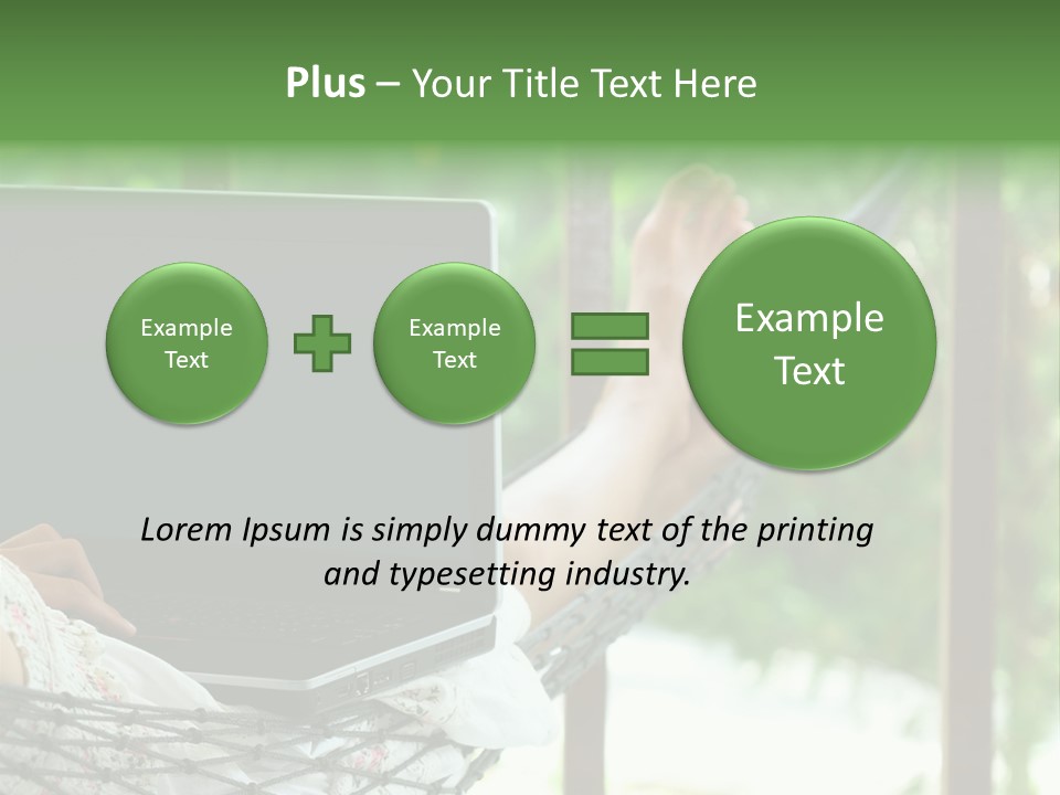 Garden Resort Female PowerPoint Template