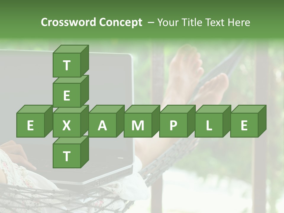 Garden Resort Female PowerPoint Template