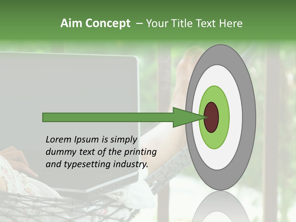 Garden Resort Female PowerPoint Template