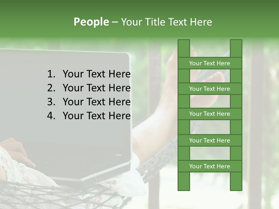 Garden Resort Female PowerPoint Template