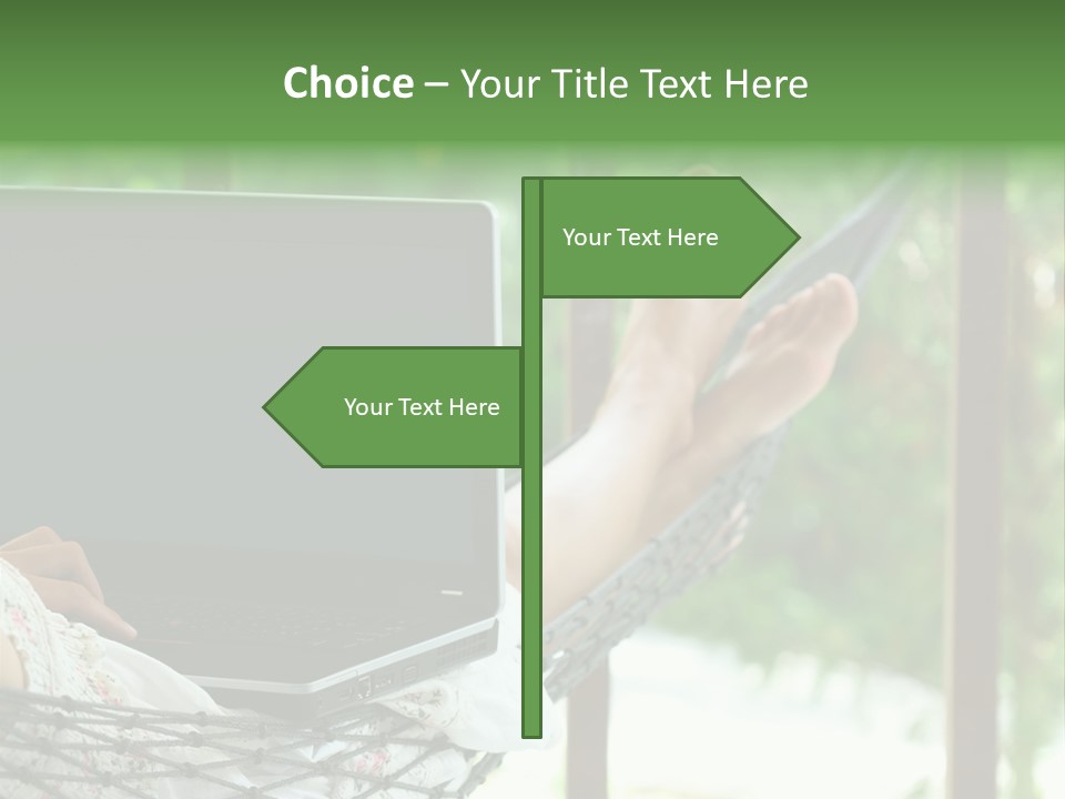 Garden Resort Female PowerPoint Template