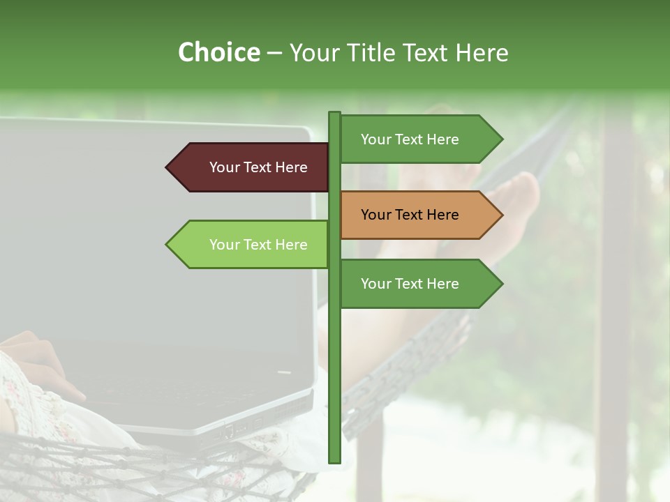 Garden Resort Female PowerPoint Template