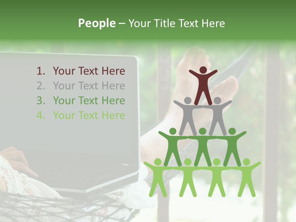 Garden Resort Female PowerPoint Template