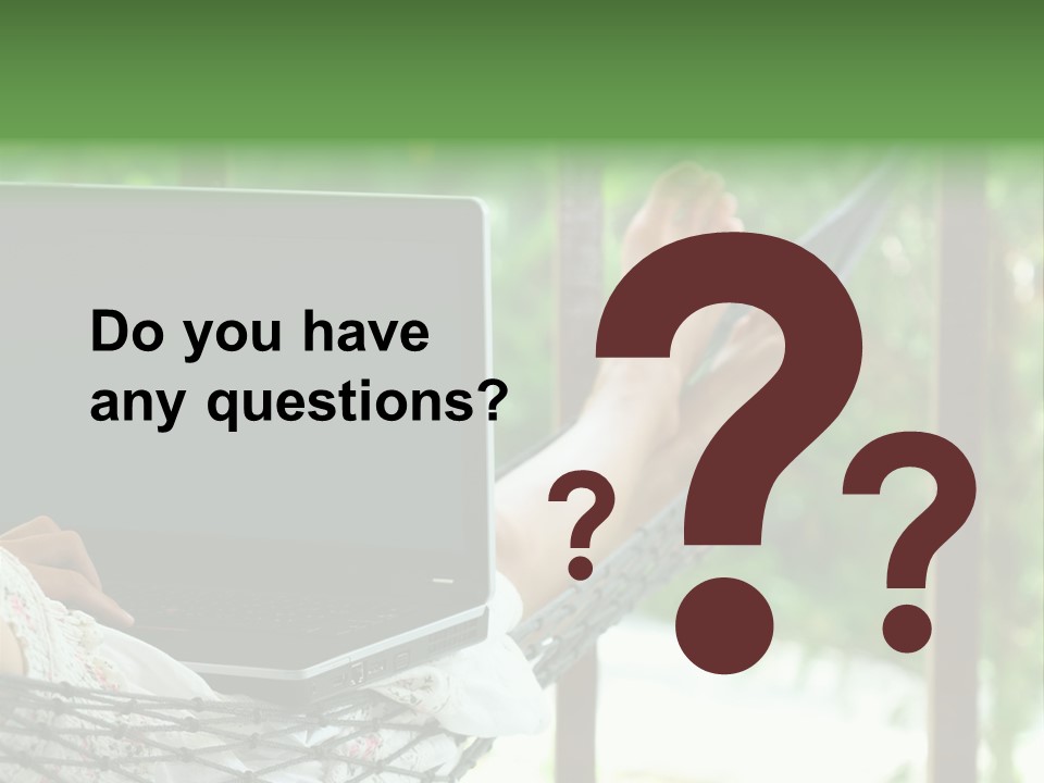 Garden Resort Female PowerPoint Template