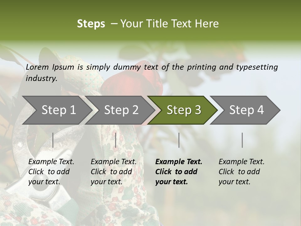Rose Prune Red PowerPoint Template