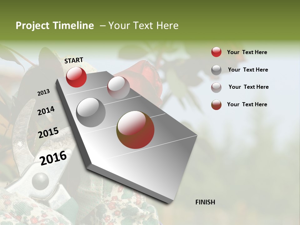 Rose Prune Red PowerPoint Template