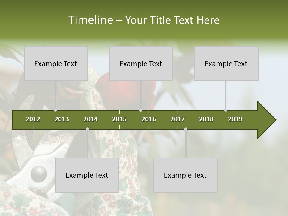 Rose Prune Red PowerPoint Template