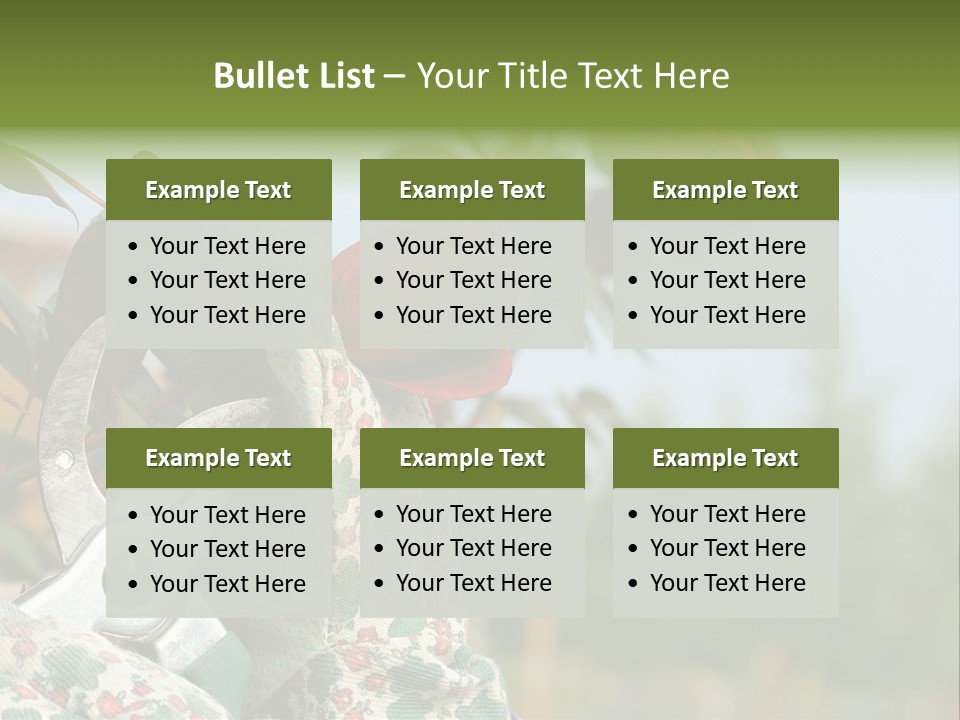 Rose Prune Red PowerPoint Template