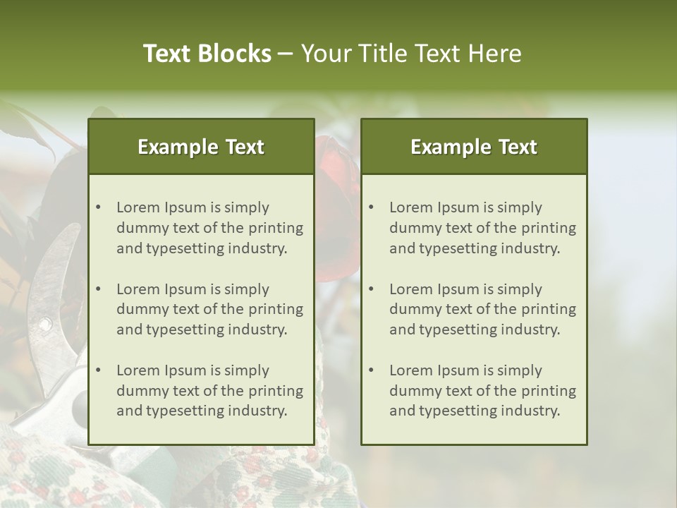 Rose Prune Red PowerPoint Template