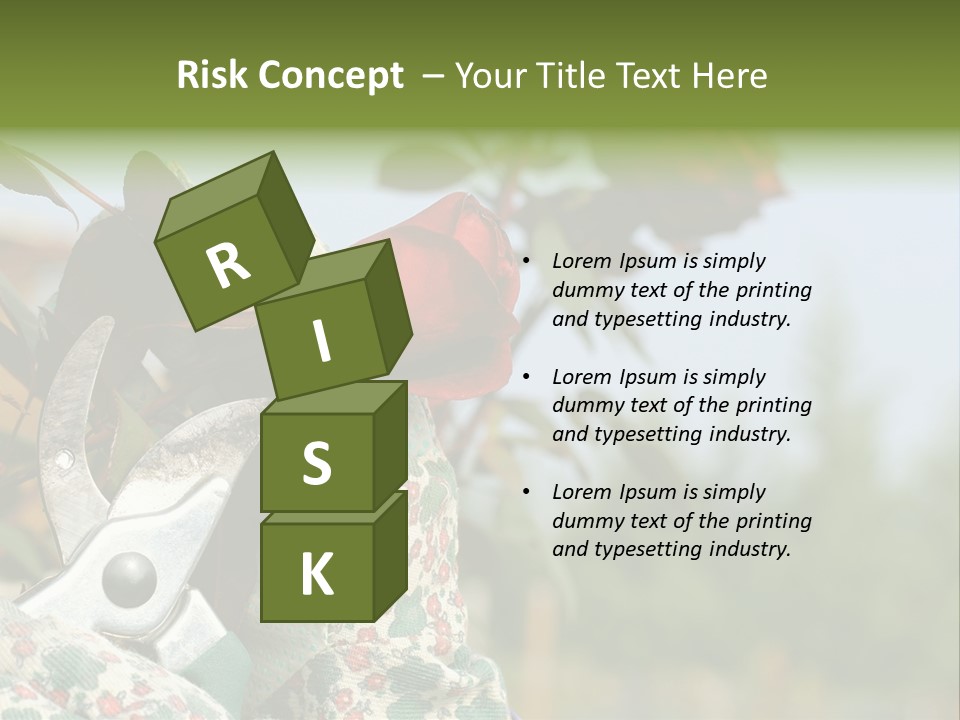 Rose Prune Red PowerPoint Template