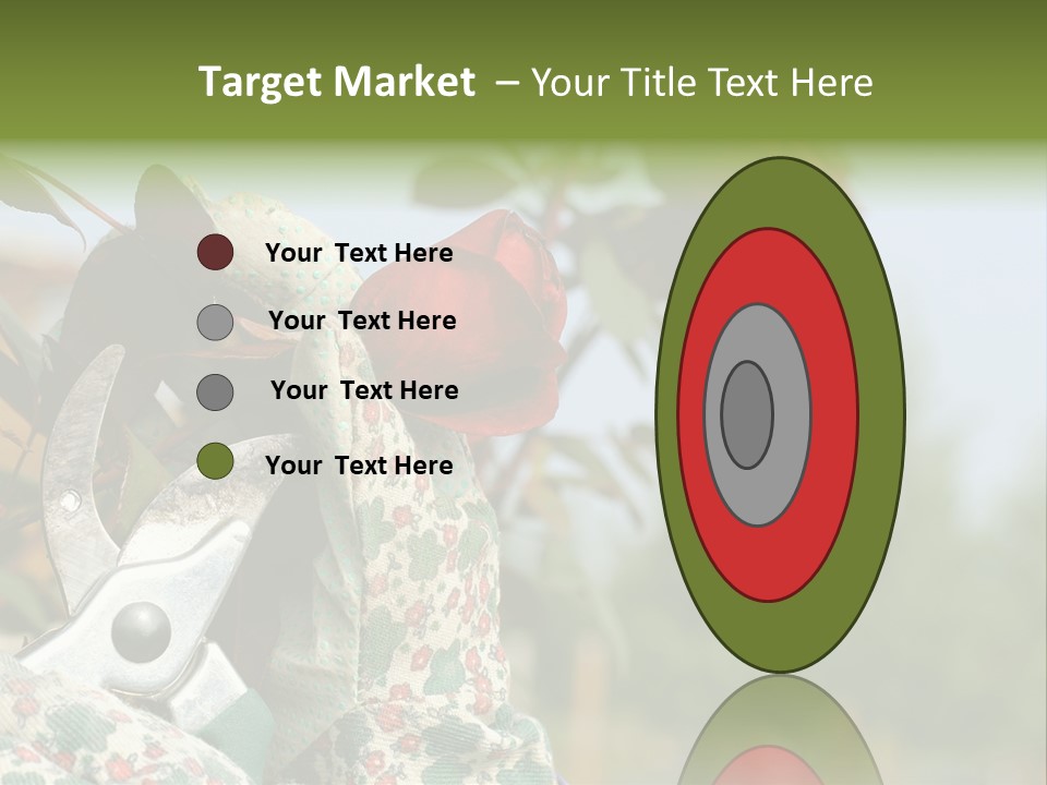 Rose Prune Red PowerPoint Template