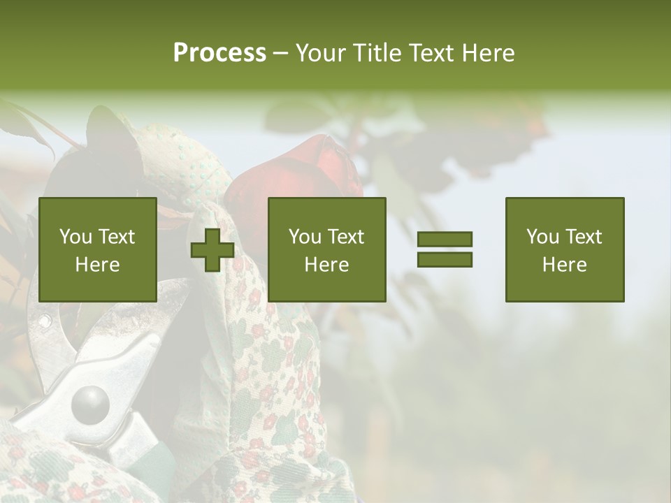 Rose Prune Red PowerPoint Template