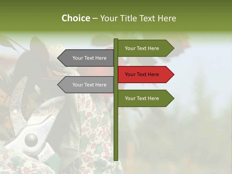 Rose Prune Red PowerPoint Template