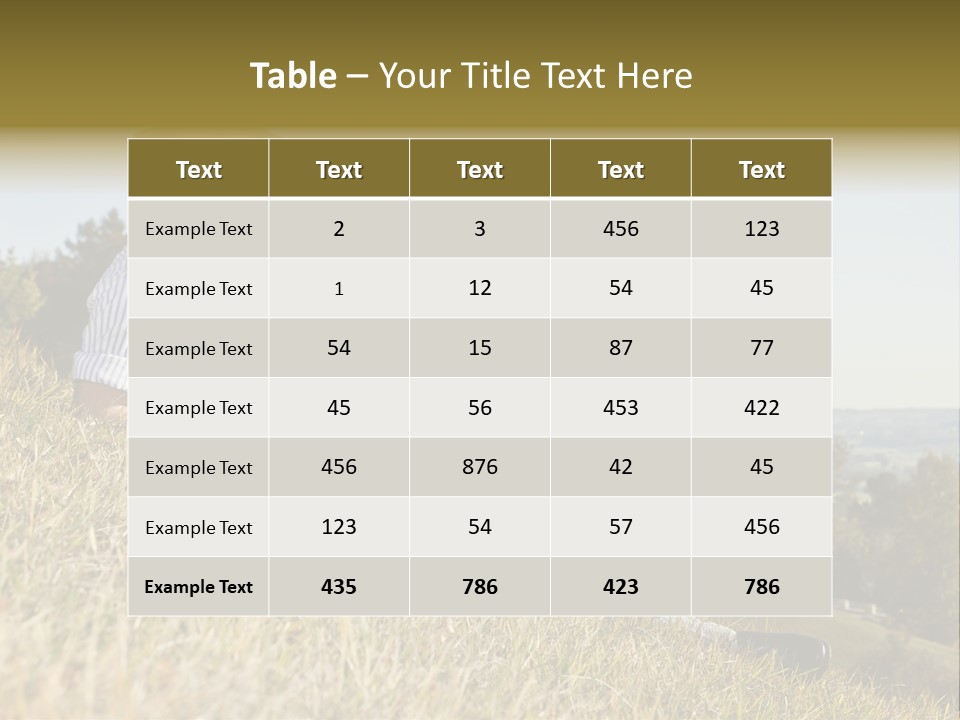 Fresh Munich Nature PowerPoint Template