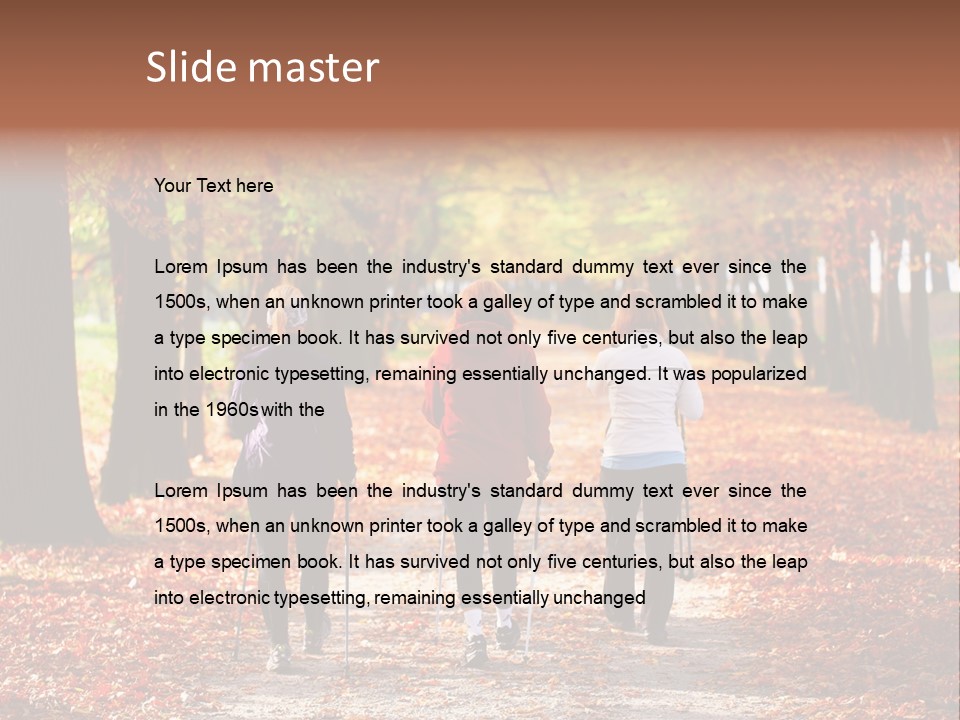 Lifestyles Training Active PowerPoint Template
