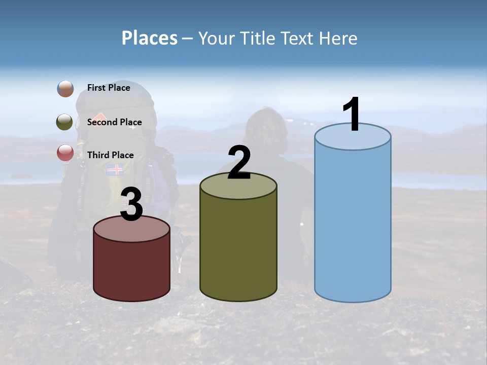 Pilgrim Way Backpack Reindeer PowerPoint Template