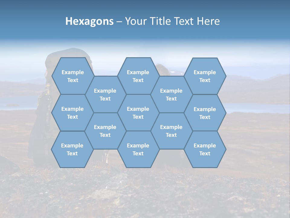 Pilgrim Way Backpack Reindeer PowerPoint Template