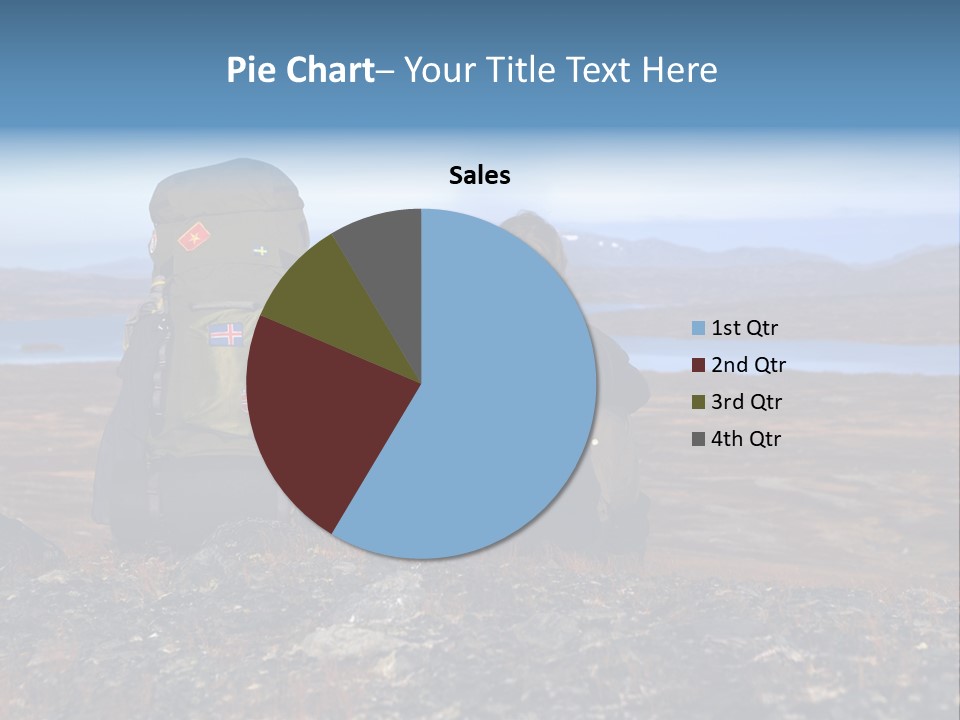 Pilgrim Way Backpack Reindeer PowerPoint Template