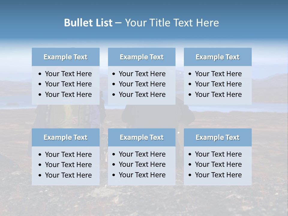 Pilgrim Way Backpack Reindeer PowerPoint Template