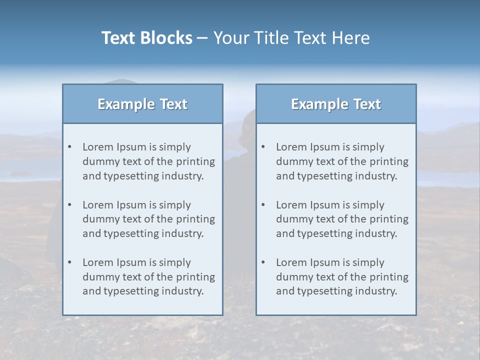 Pilgrim Way Backpack Reindeer PowerPoint Template