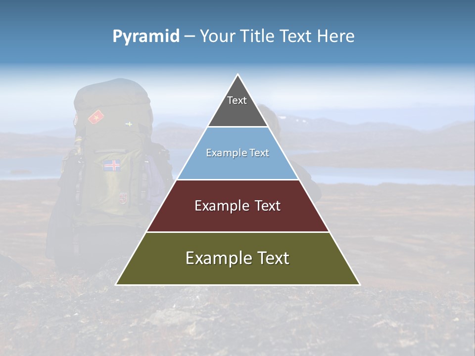 Pilgrim Way Backpack Reindeer PowerPoint Template