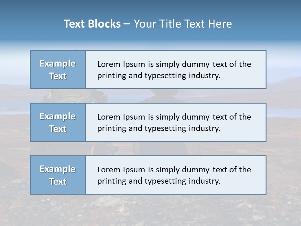 Pilgrim Way Backpack Reindeer PowerPoint Template