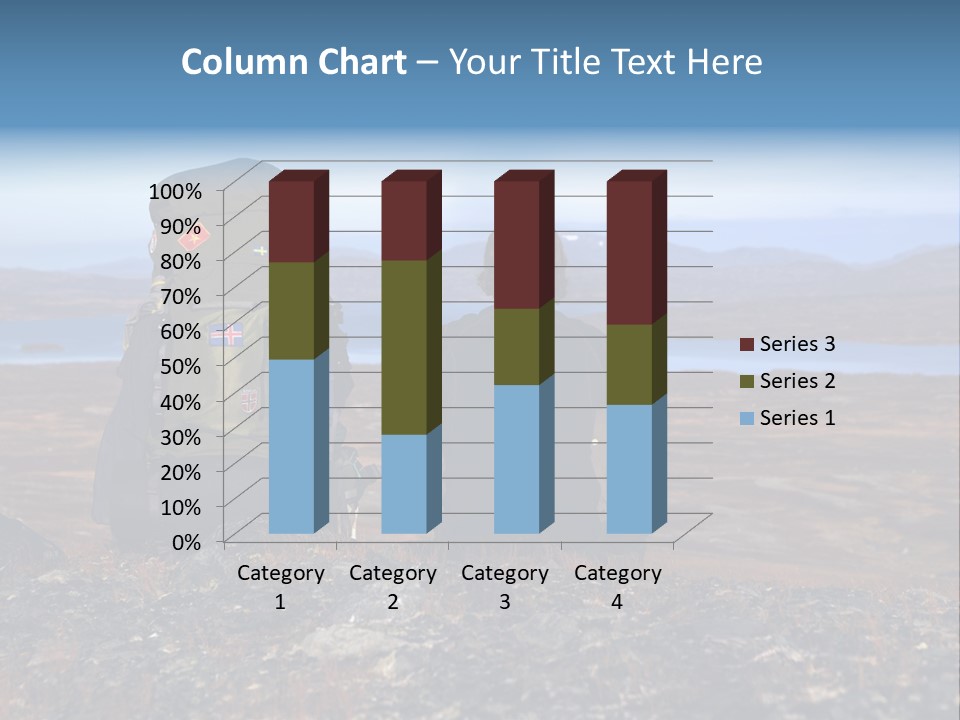 Pilgrim Way Backpack Reindeer PowerPoint Template
