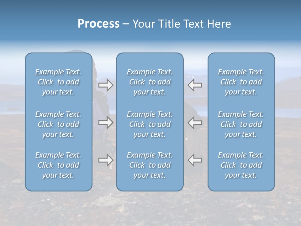 Pilgrim Way Backpack Reindeer PowerPoint Template